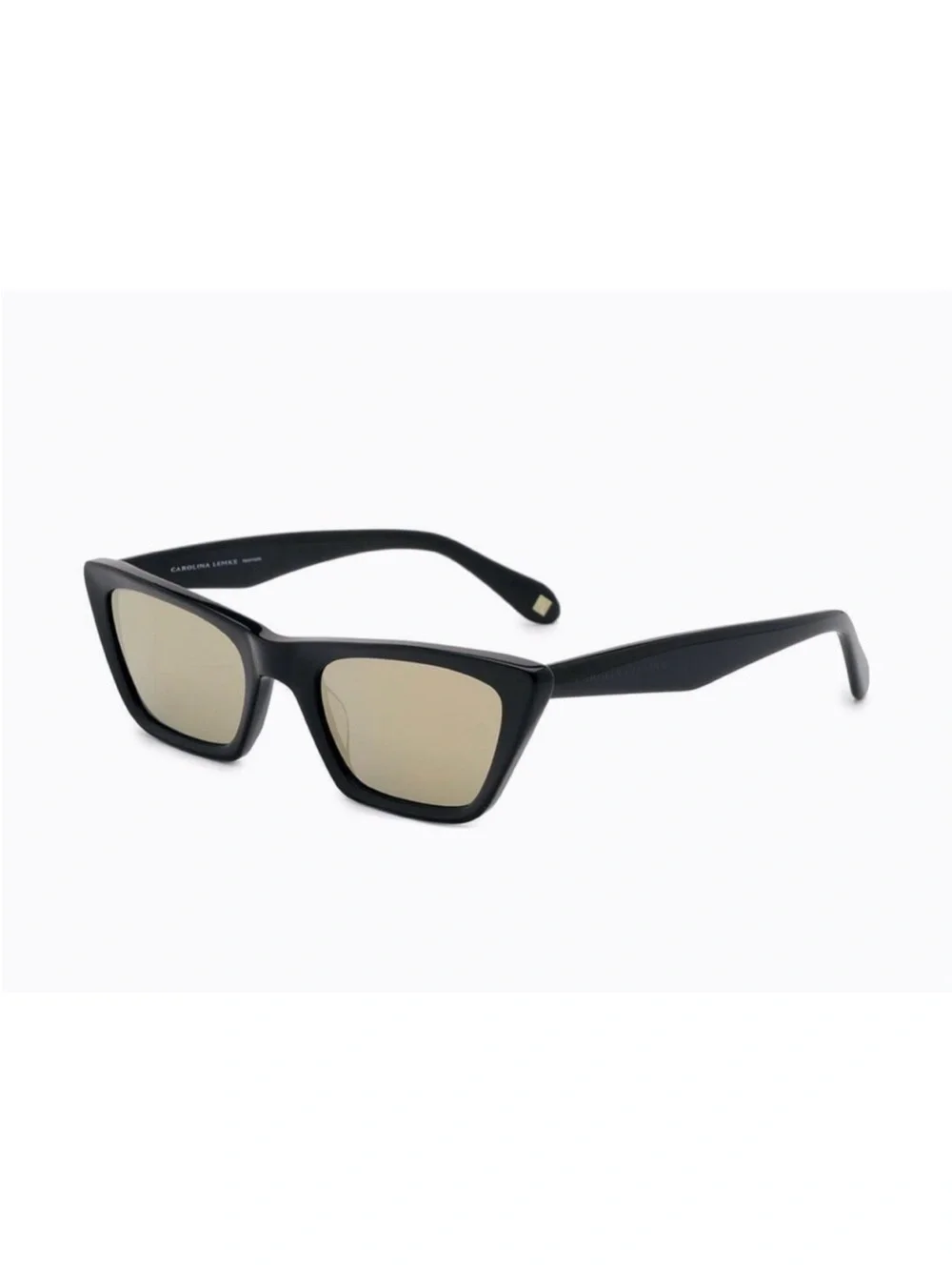Carolina Lemke Berlin Eyewear - Mamba Black, Shiny + Luxury Premium Case 9023-2